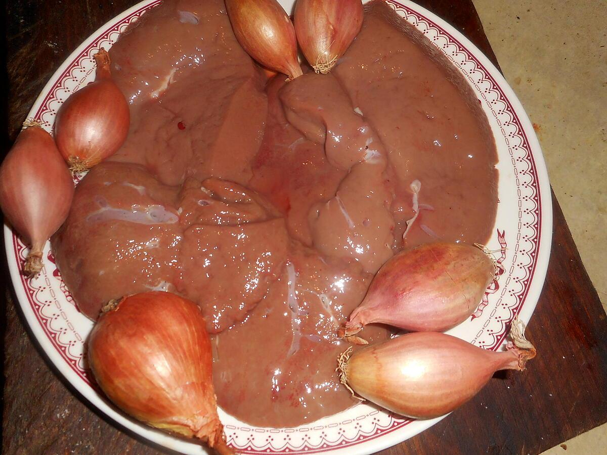 recette Foie de veau aux échalotes et muscadet