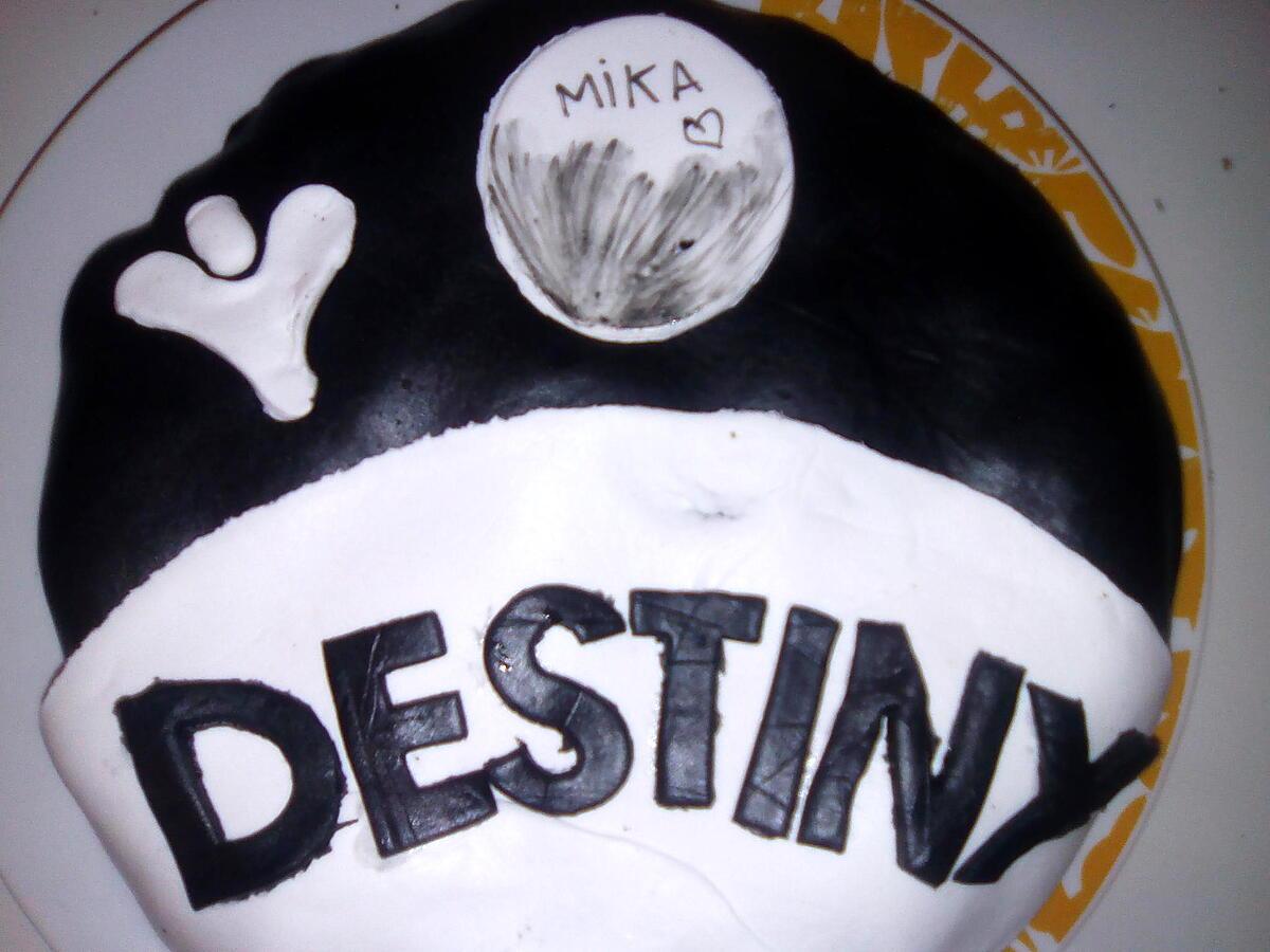 recette Gâteau anniversaire DESTINY