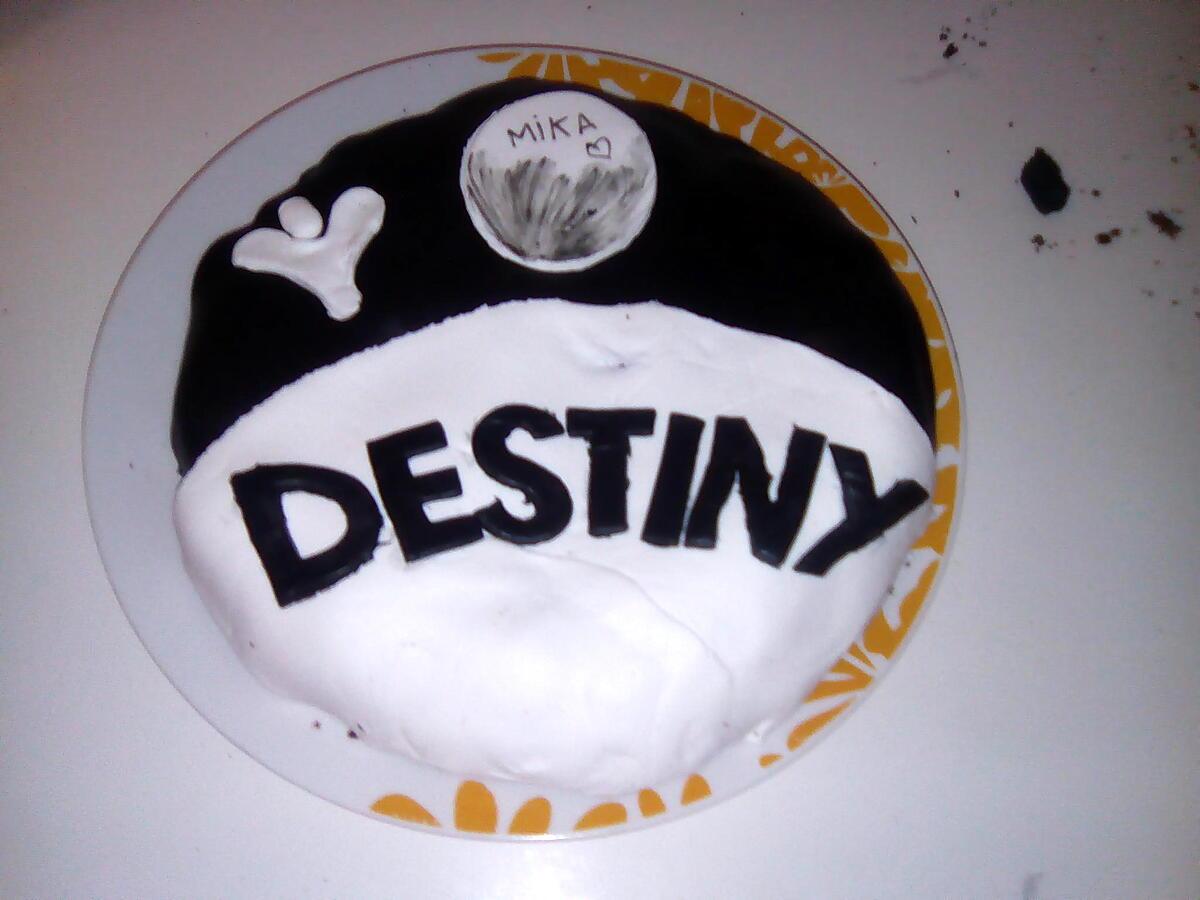 recette Gâteau anniversaire DESTINY