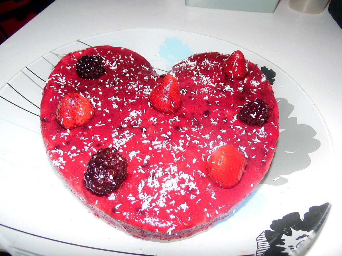 recette GATEAU ST VALENTIN