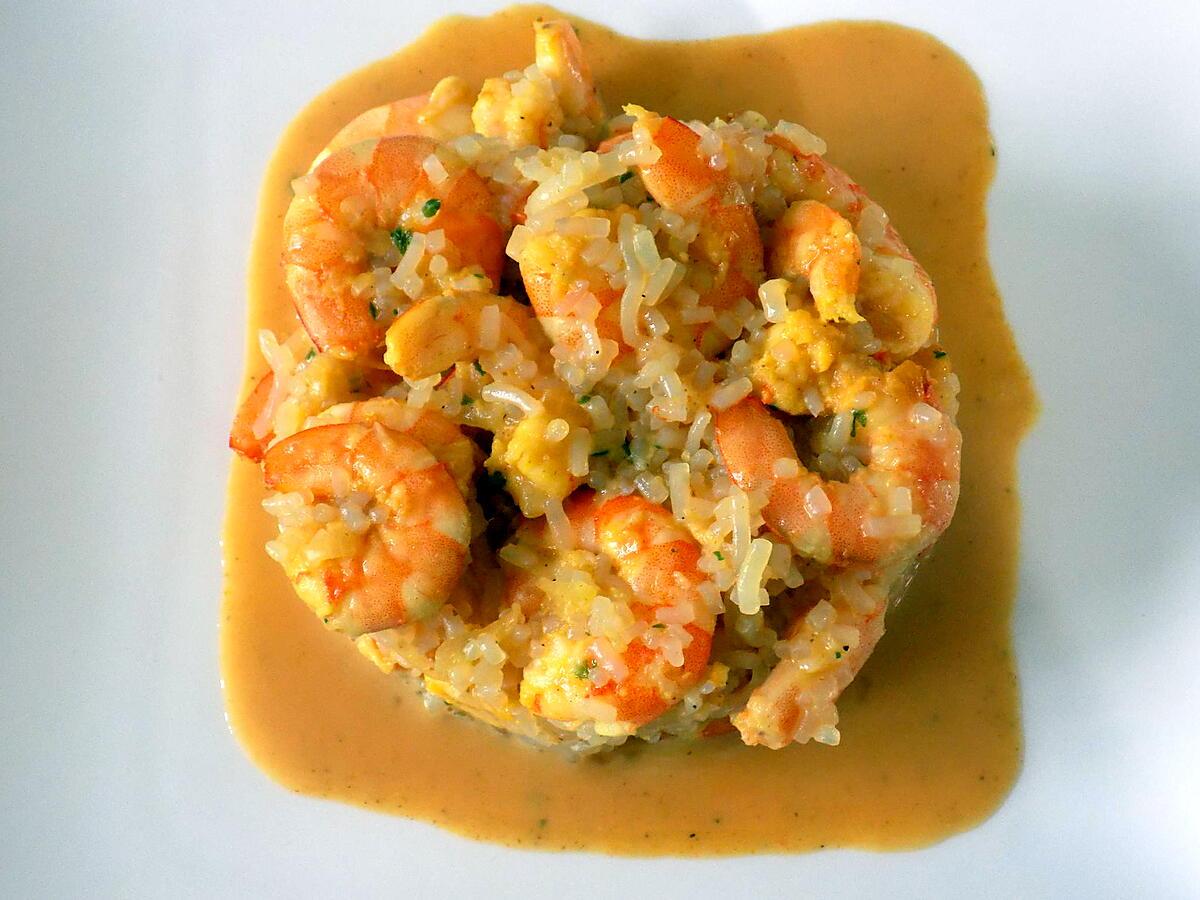 recette Risotto de crevettes dukan