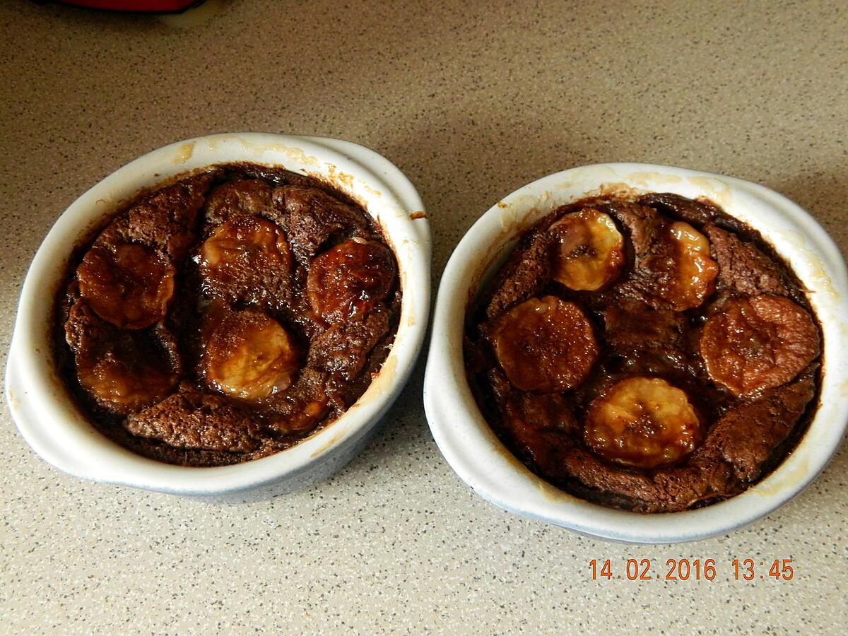 recette Clafoutis bananes chocolat