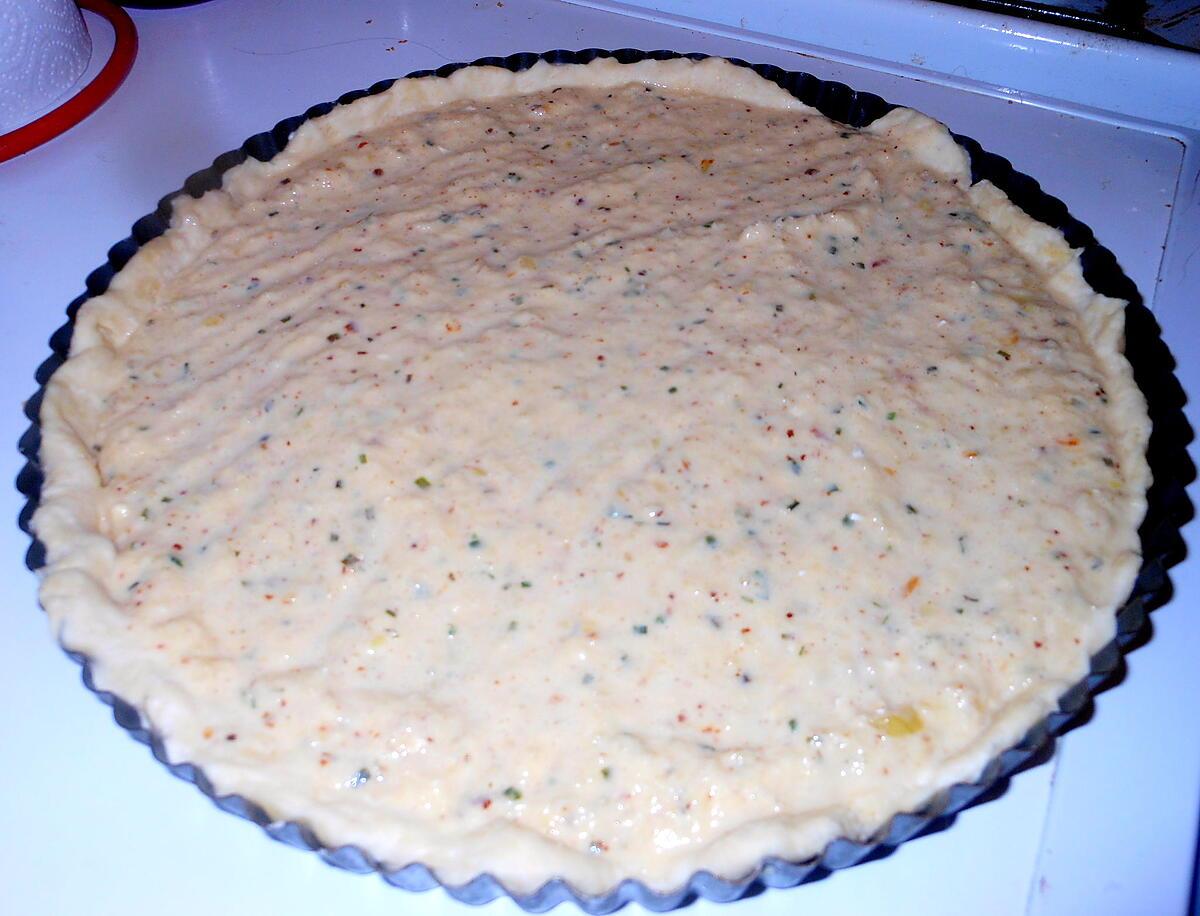 recette TARTE A LA MORUE