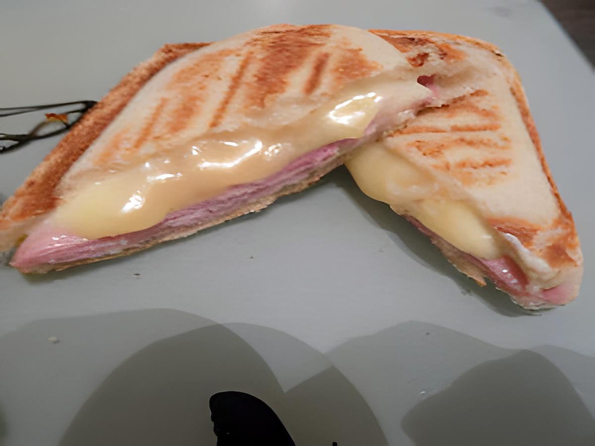 recette Croque-raclette ( croque monsieur)