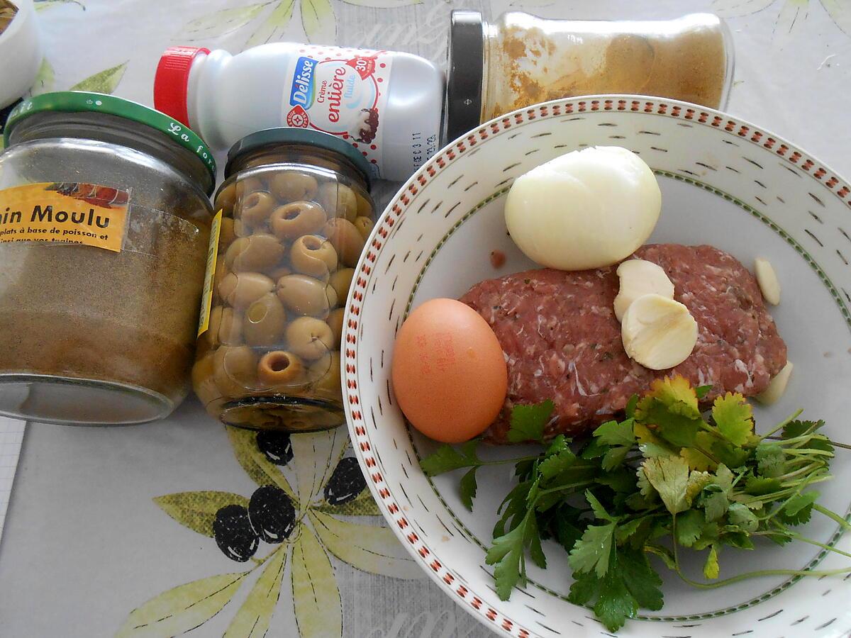 recette BOULETTES DE VIANDE FARCIES AUX OEUFS DURS