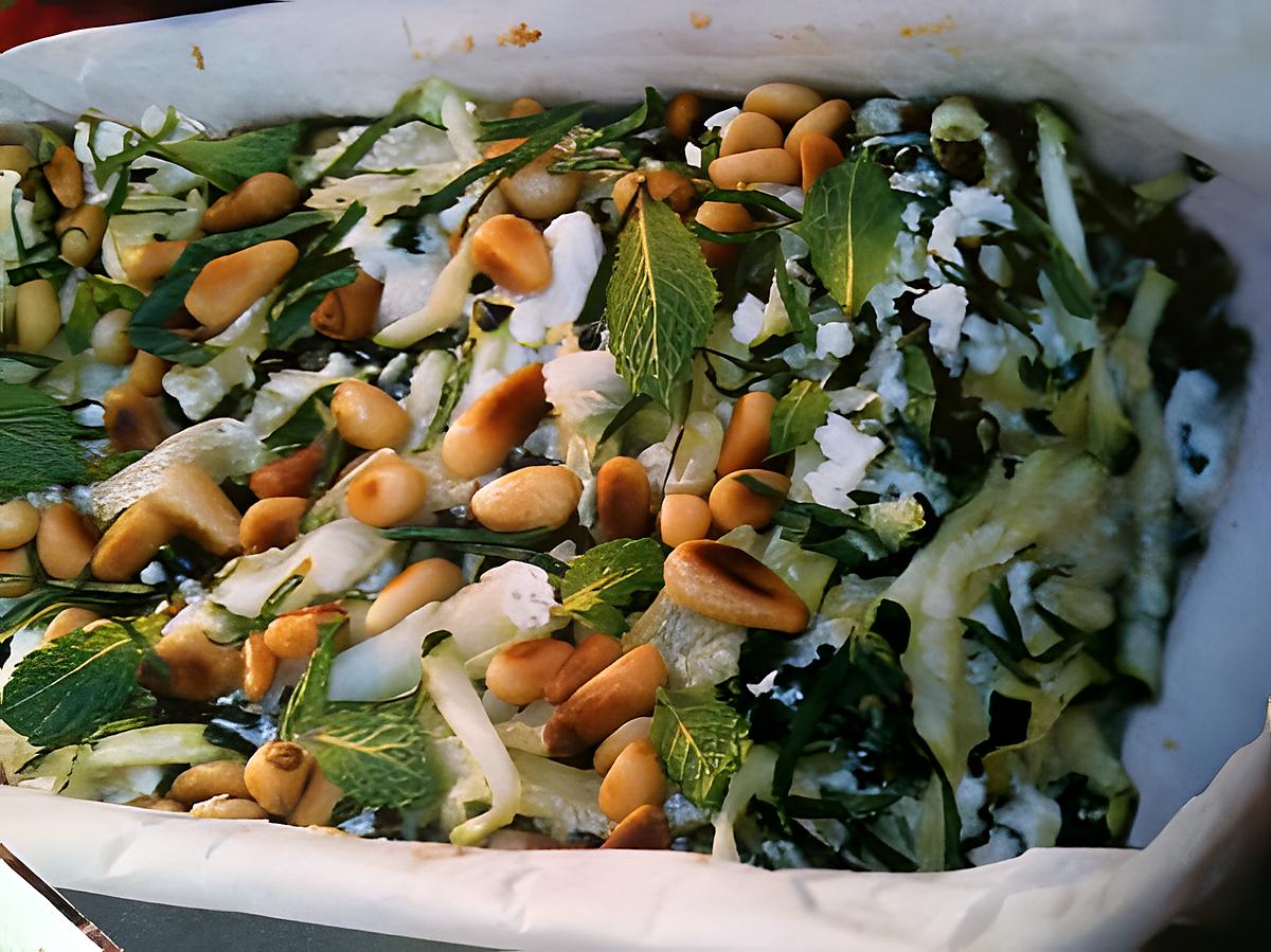 recette TIAN  DE  COURGETTES  A  LA  MENTHE