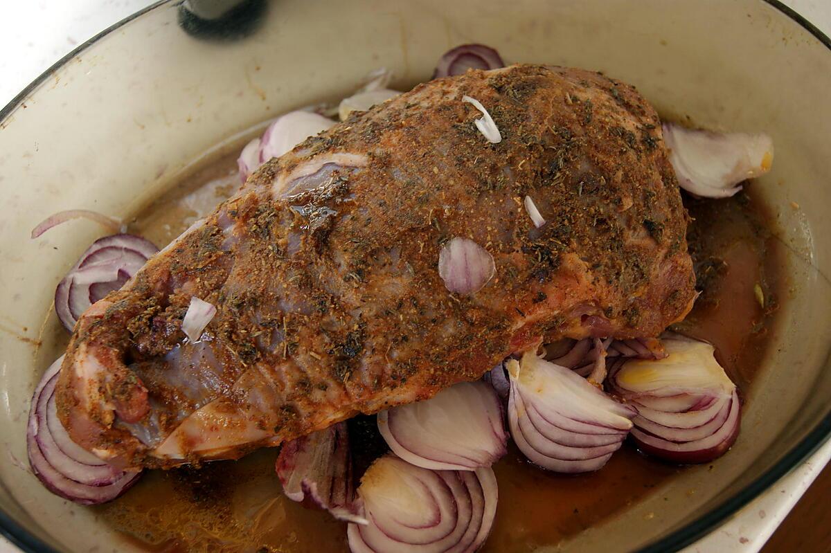 recette Epaule de veau aux épices et au miel.