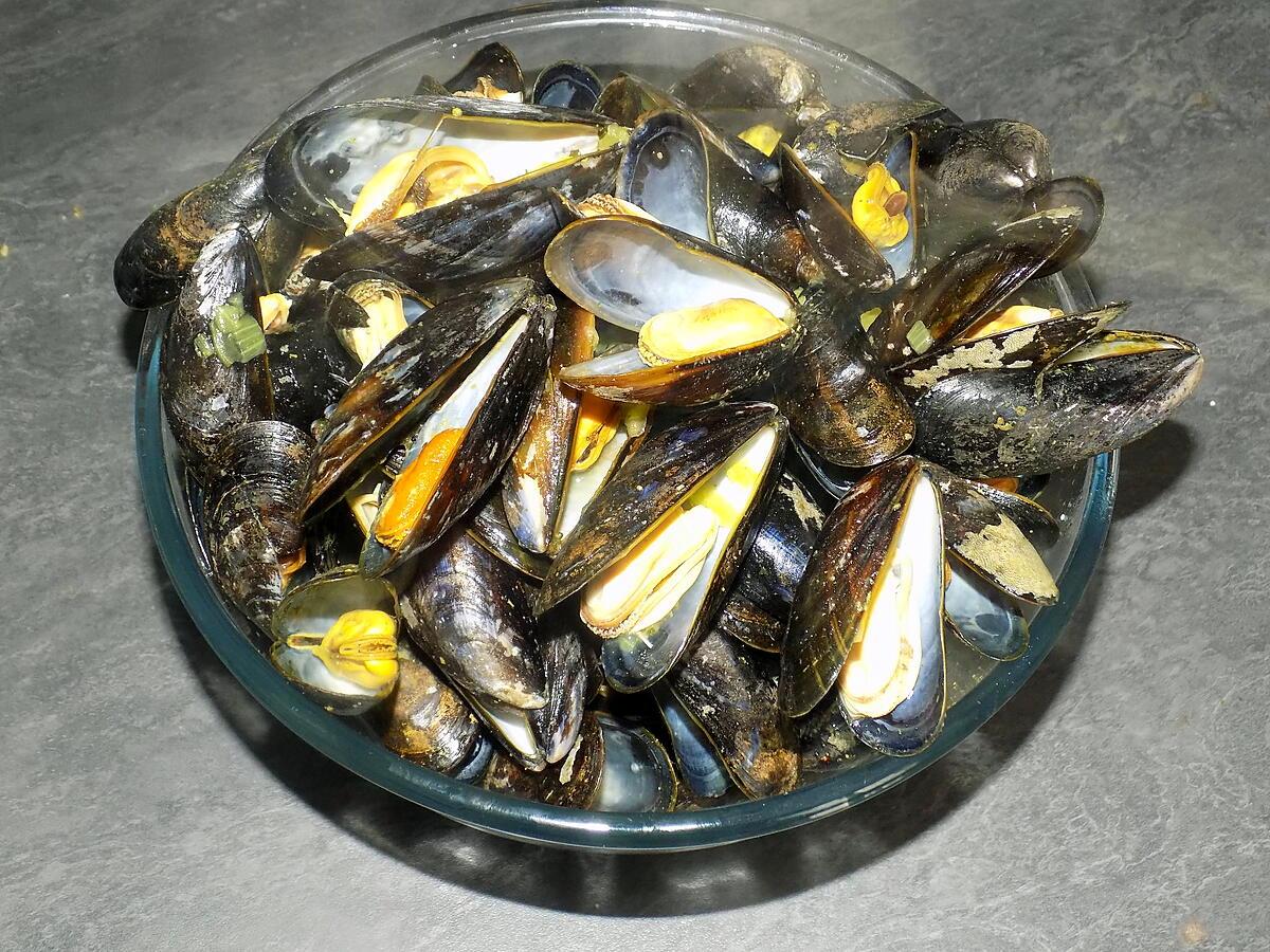 recette Moules à l'orientale