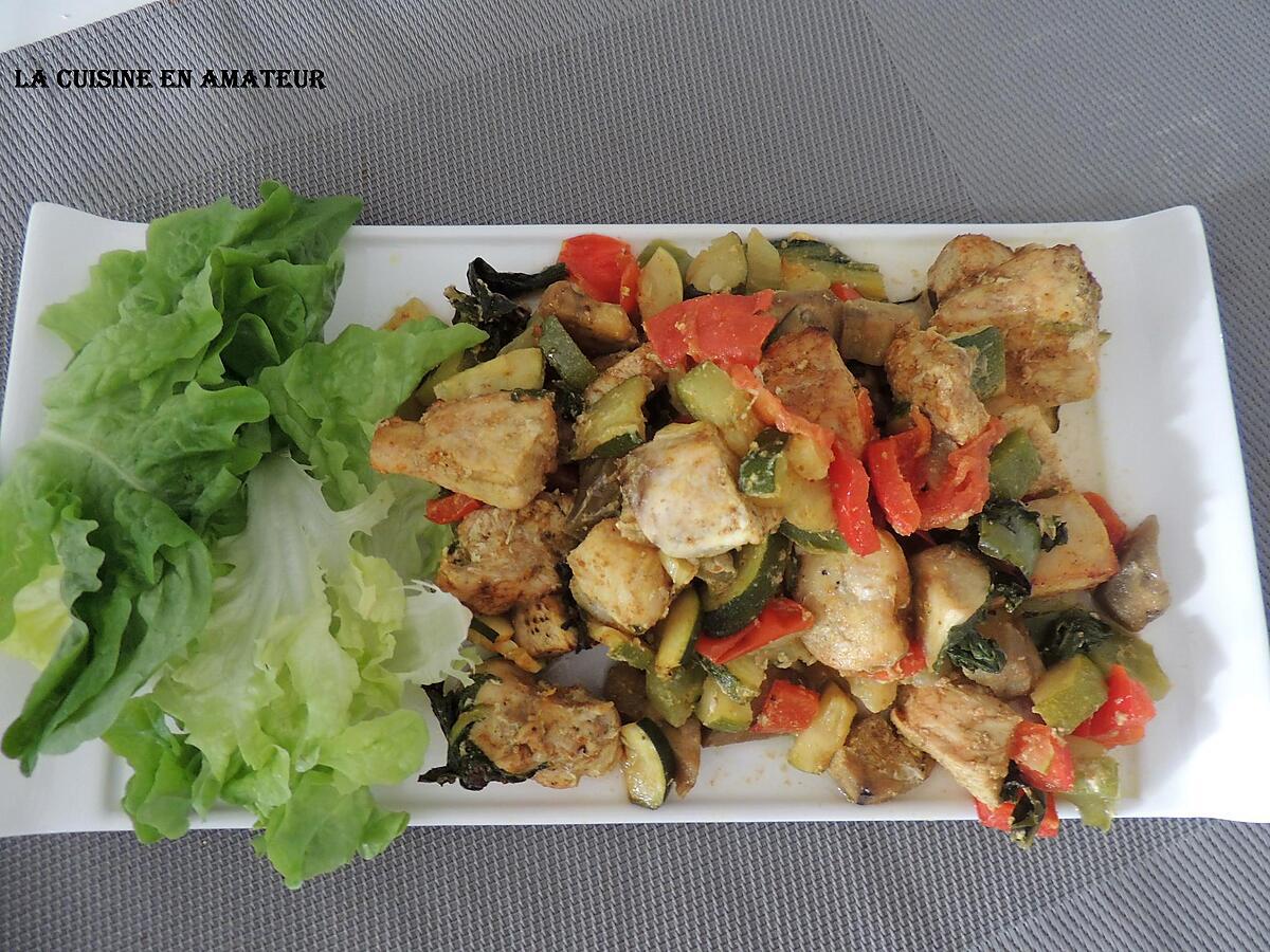 recette Poulet et légumes mijotés au four