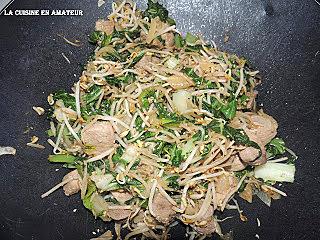 recette Wok de chou pak choï & kai choï