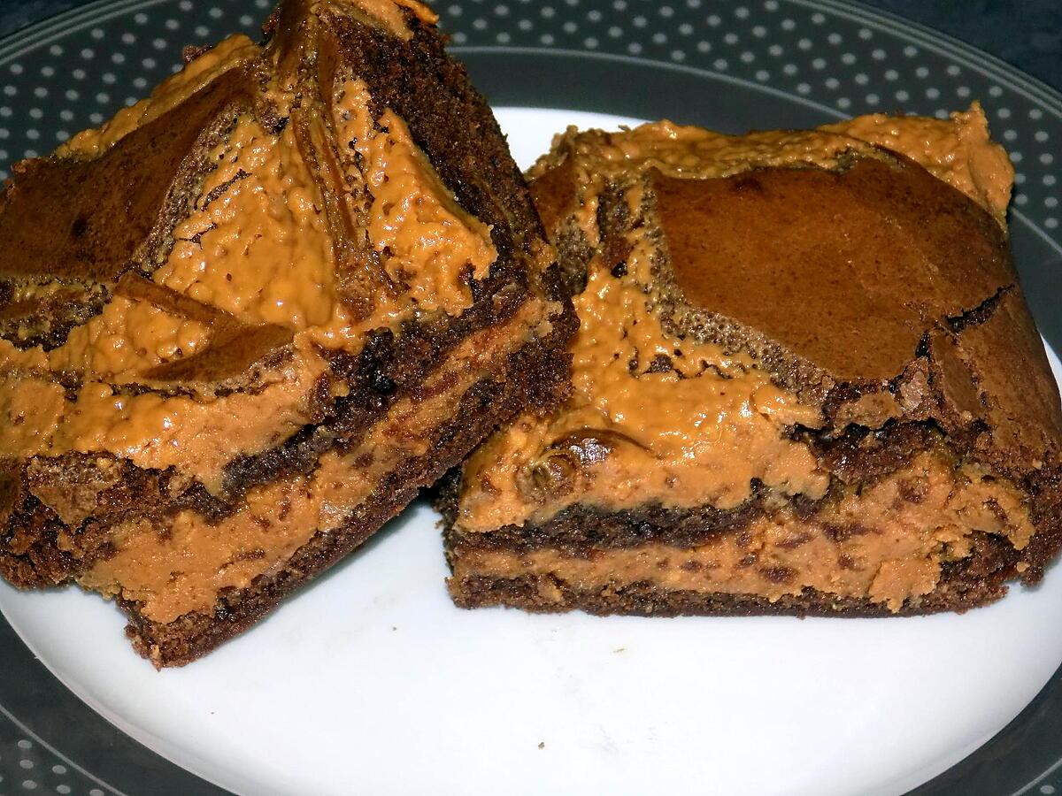 recette Brownie chocolat cacahuète