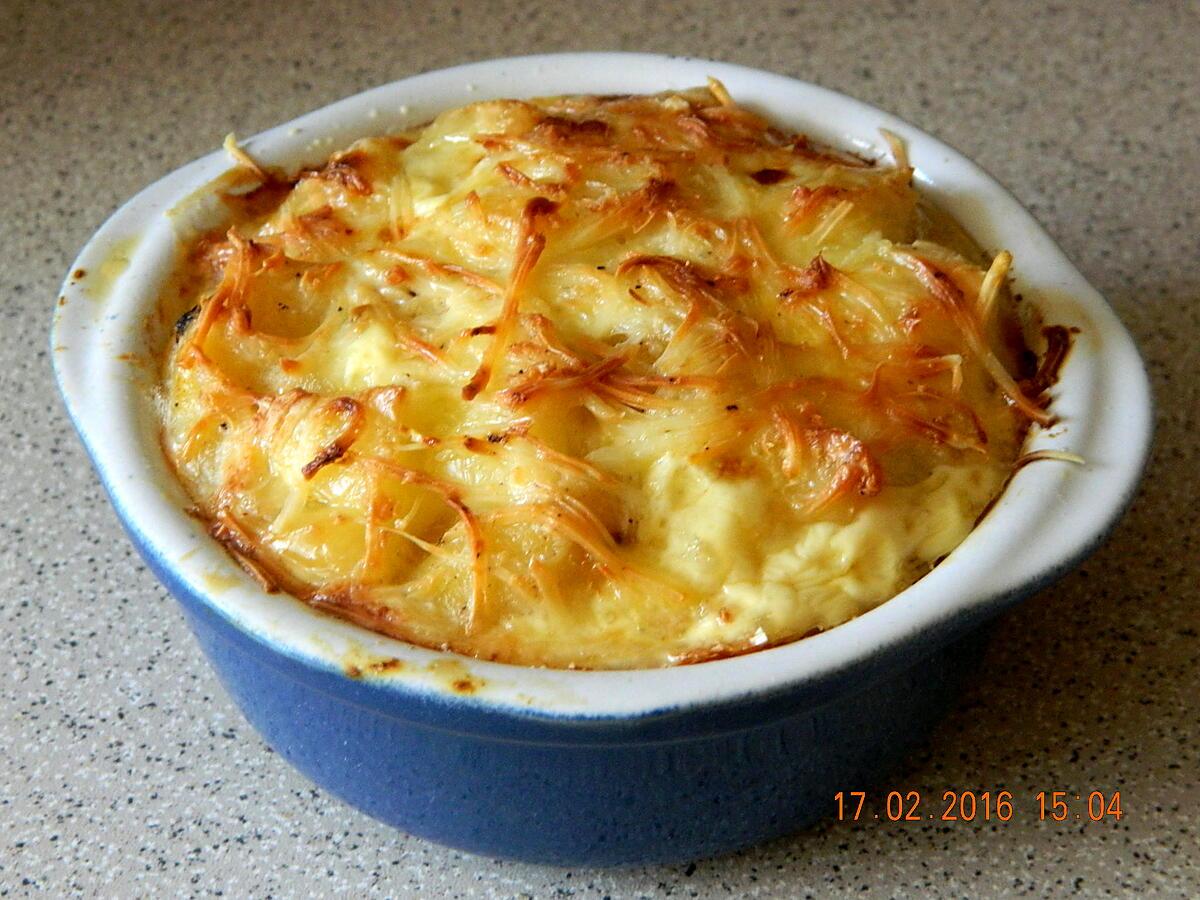 recette Gratin de gnocchis aux fromages