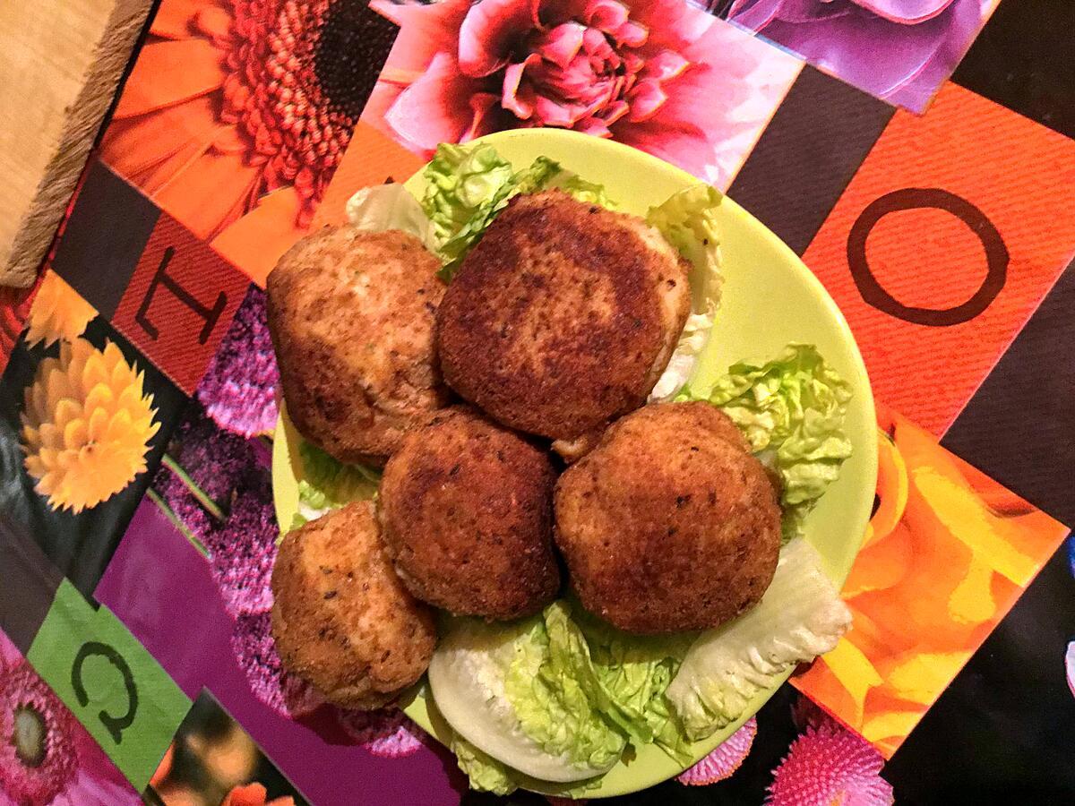 recette Boulette de pomme de terre à la vache qui rit