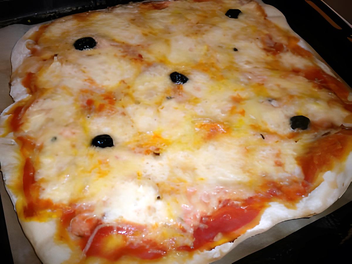 recette Pizza aux saumons