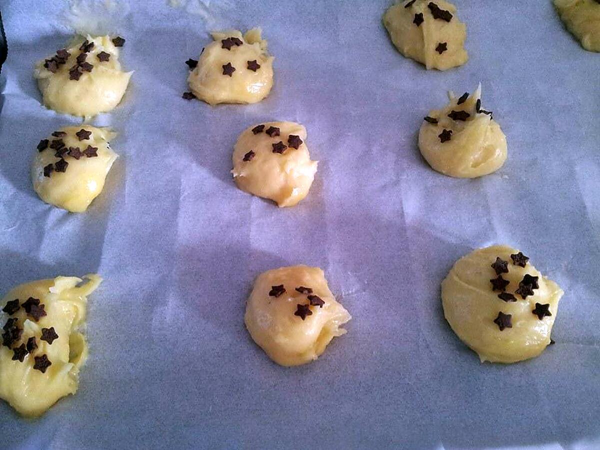 recette Chouquettes Etoilé au chocolat