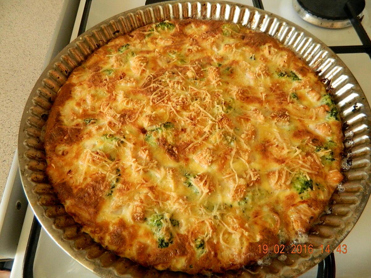 recette Quiche Saumon Brocolis