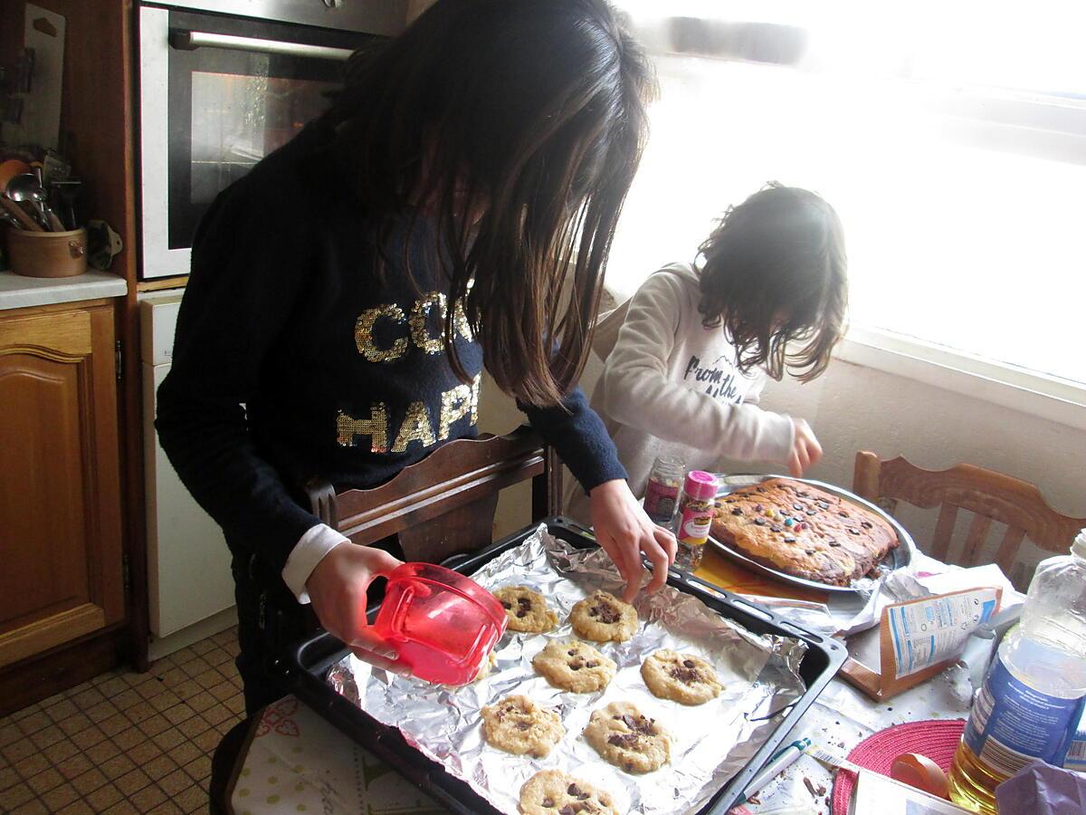 recette cookies et gateau chocolat