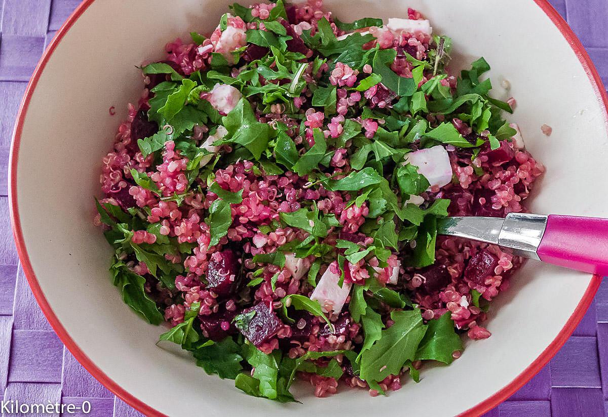 recette Salade de quinoa, betterave et fêta
