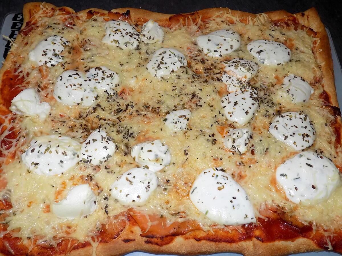 recette Pizza au saumon fumé