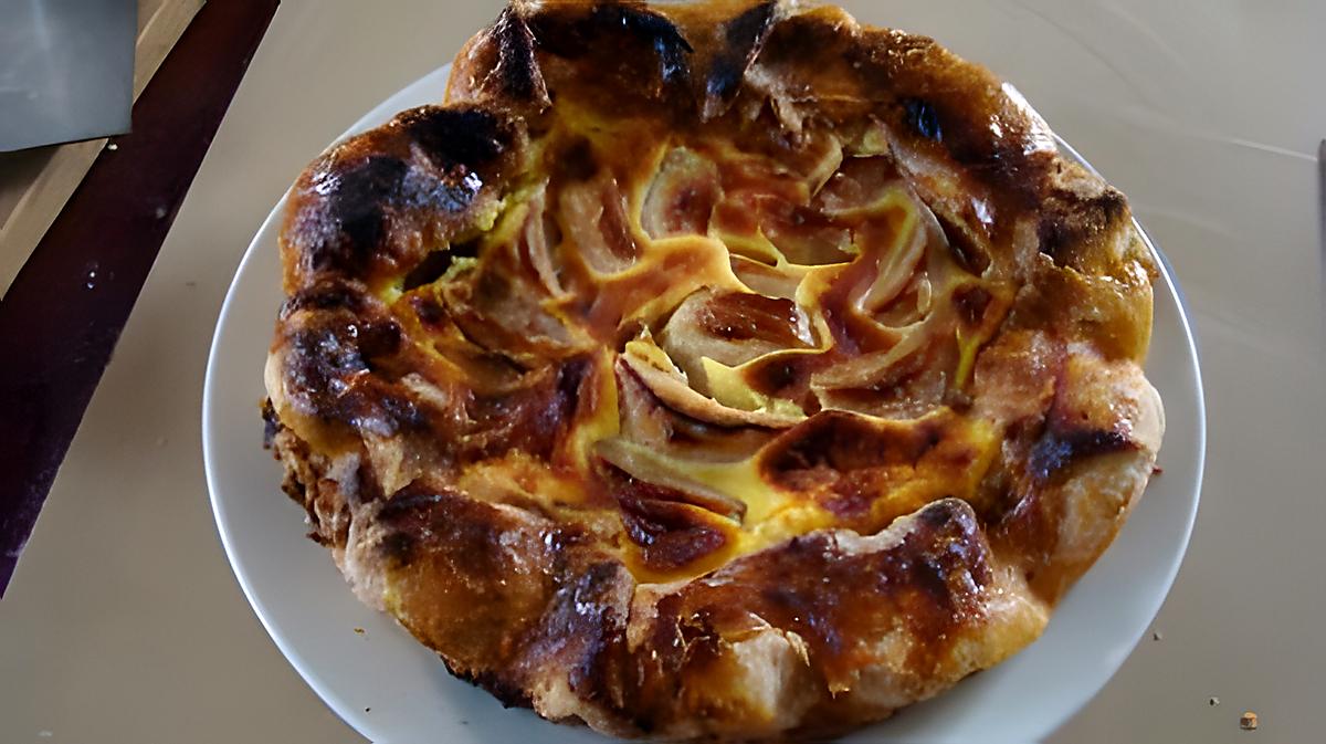 recette Tarte aux pommes à l'alsacienne