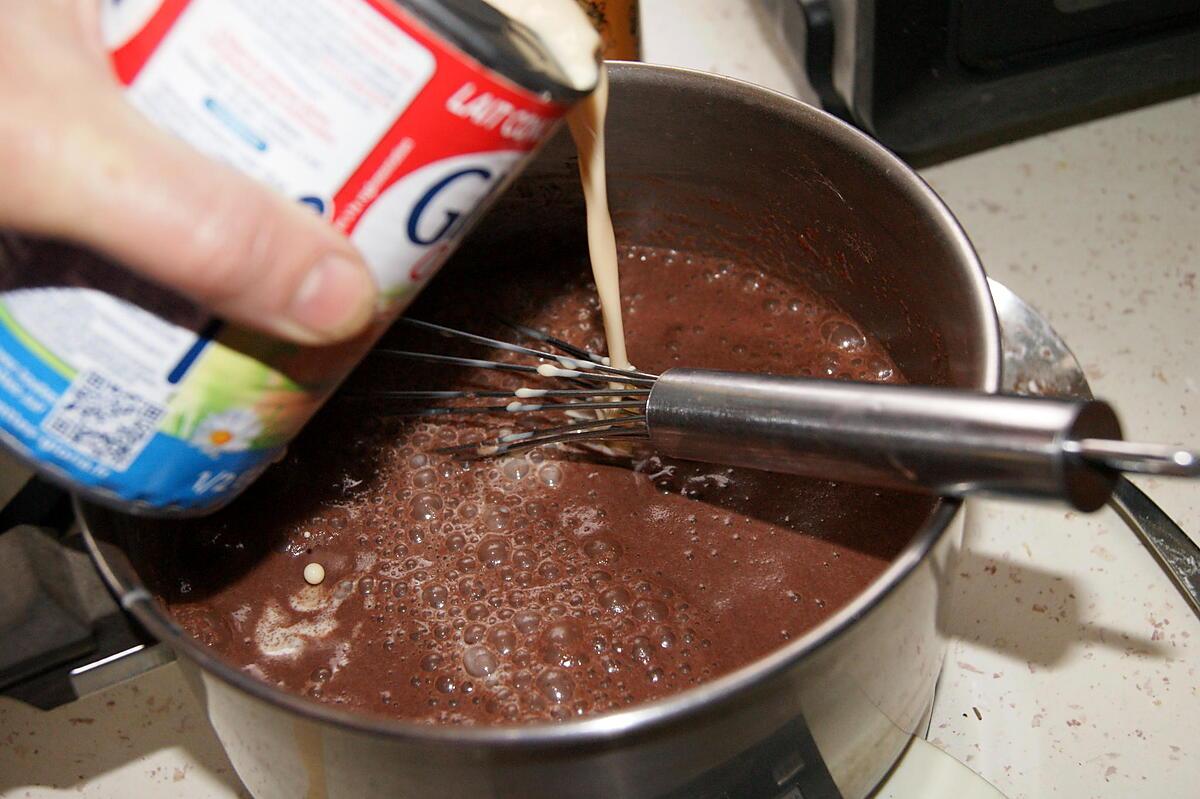 recette Danette au chocolat version "anti-cholestérol"