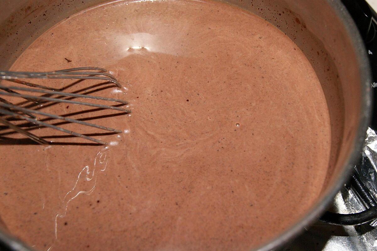 recette Danette au chocolat version "anti-cholestérol"