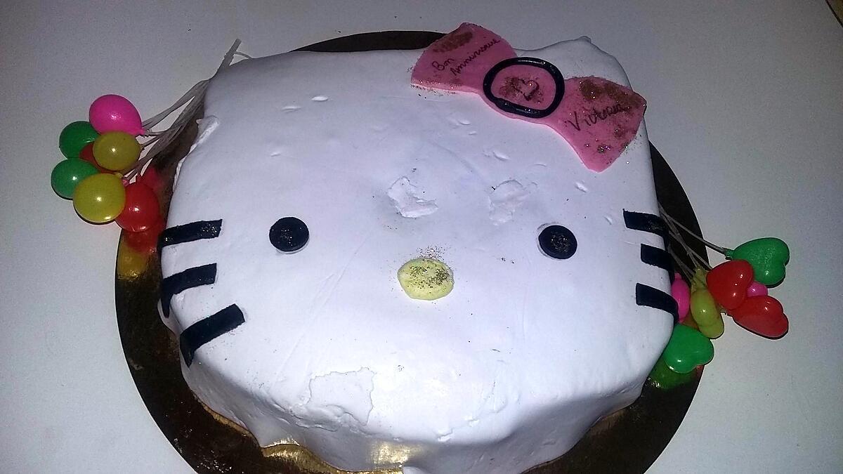 recette Gâteau Hello kitty