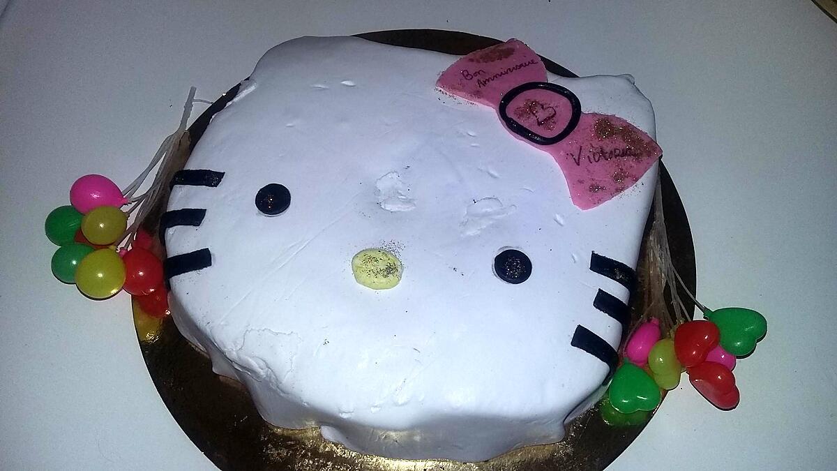 recette Gâteau Hello kitty