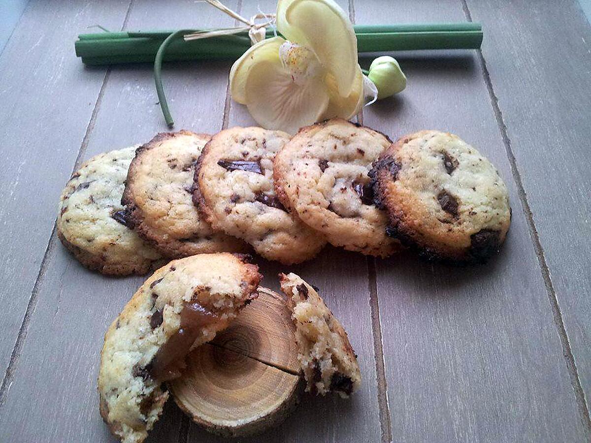 recette Cookies au coeur de créme de marron