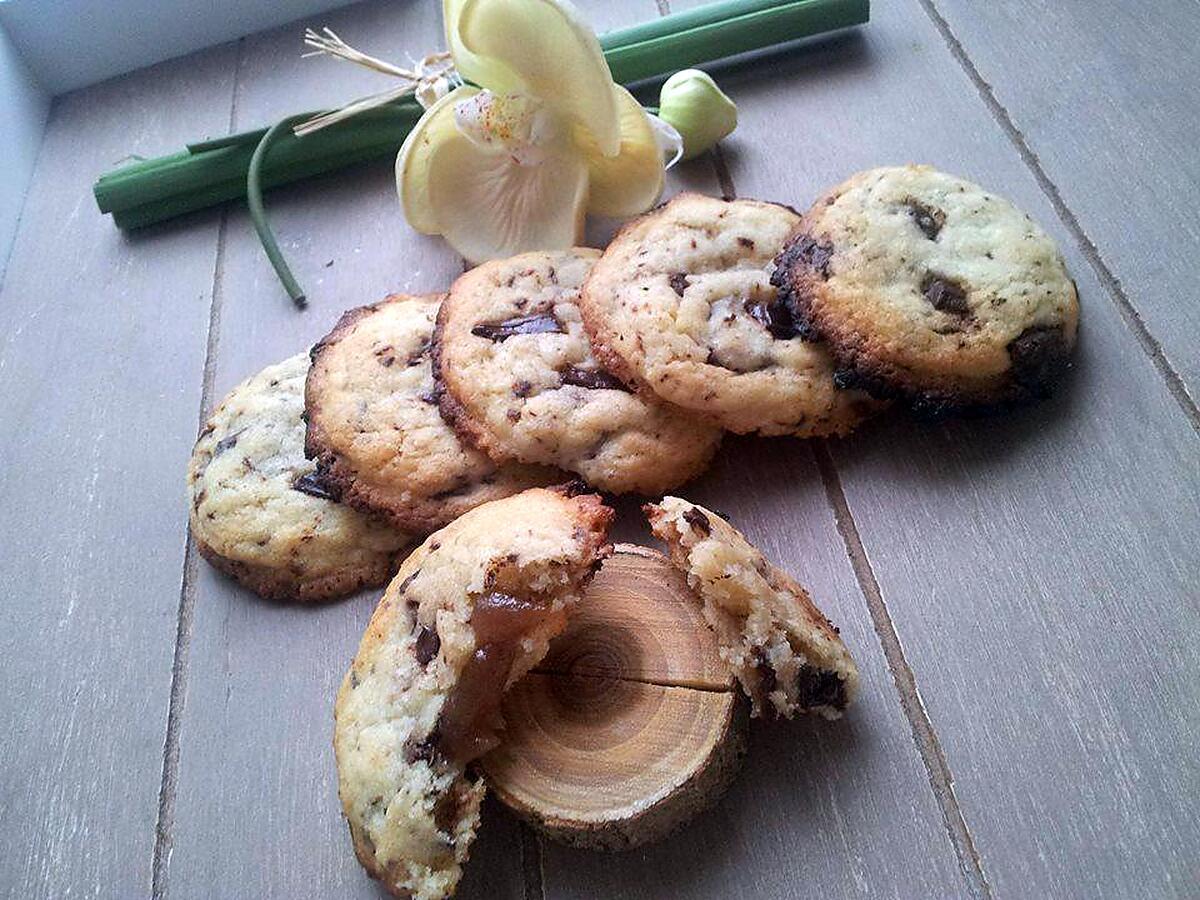 recette Cookies au coeur de créme de marron