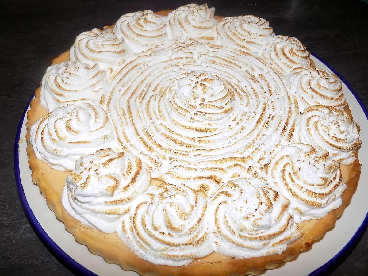 recette Tarte au citron meringuée