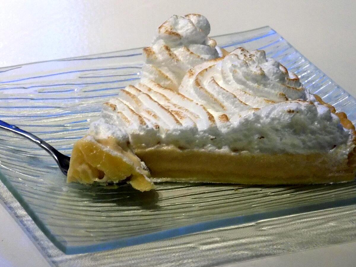 recette Tarte au citron meringuée