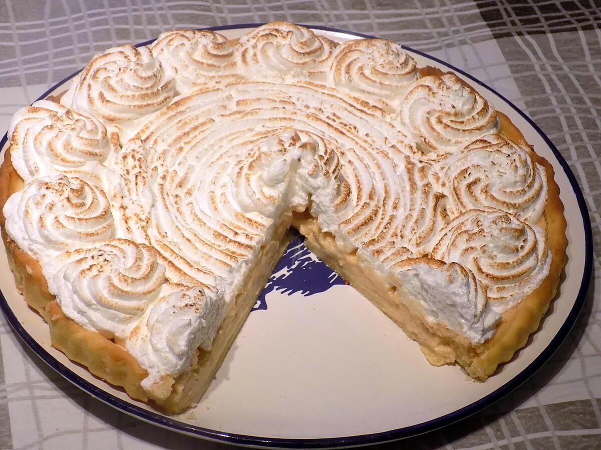 recette Tarte au citron meringuée