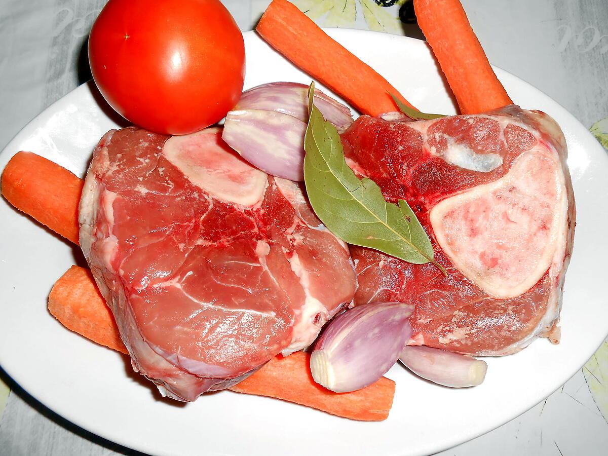 recette OSSO BUCCO DU SOLEIL