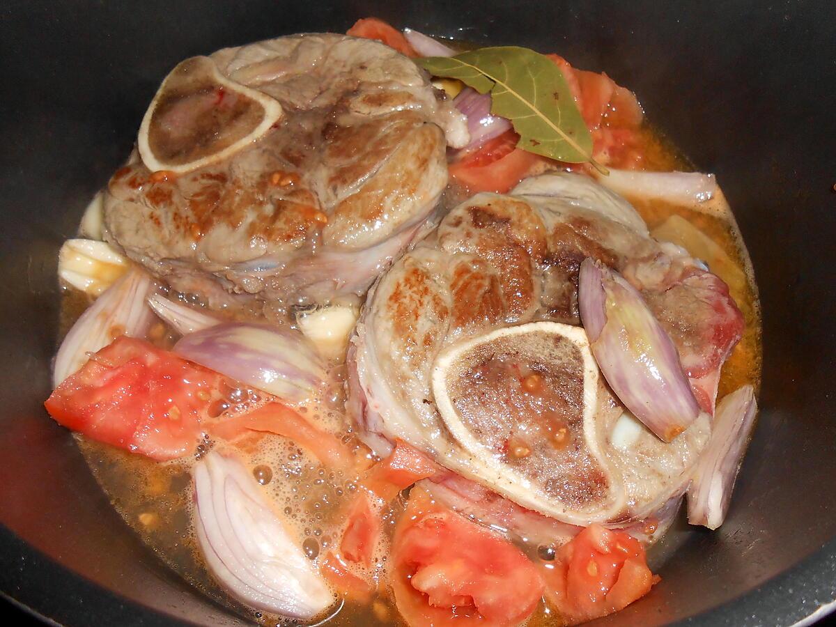 recette OSSO BUCCO DU SOLEIL