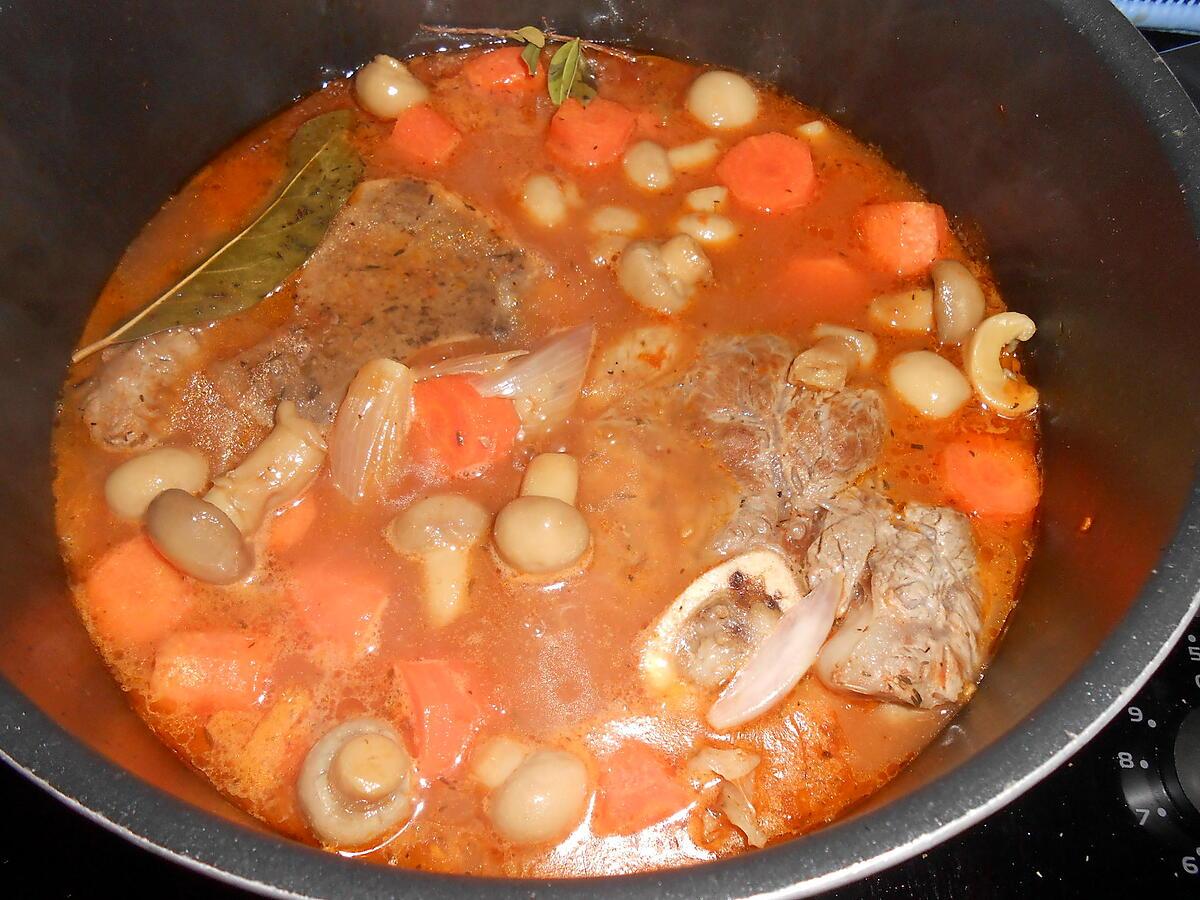 recette OSSO BUCCO DU SOLEIL