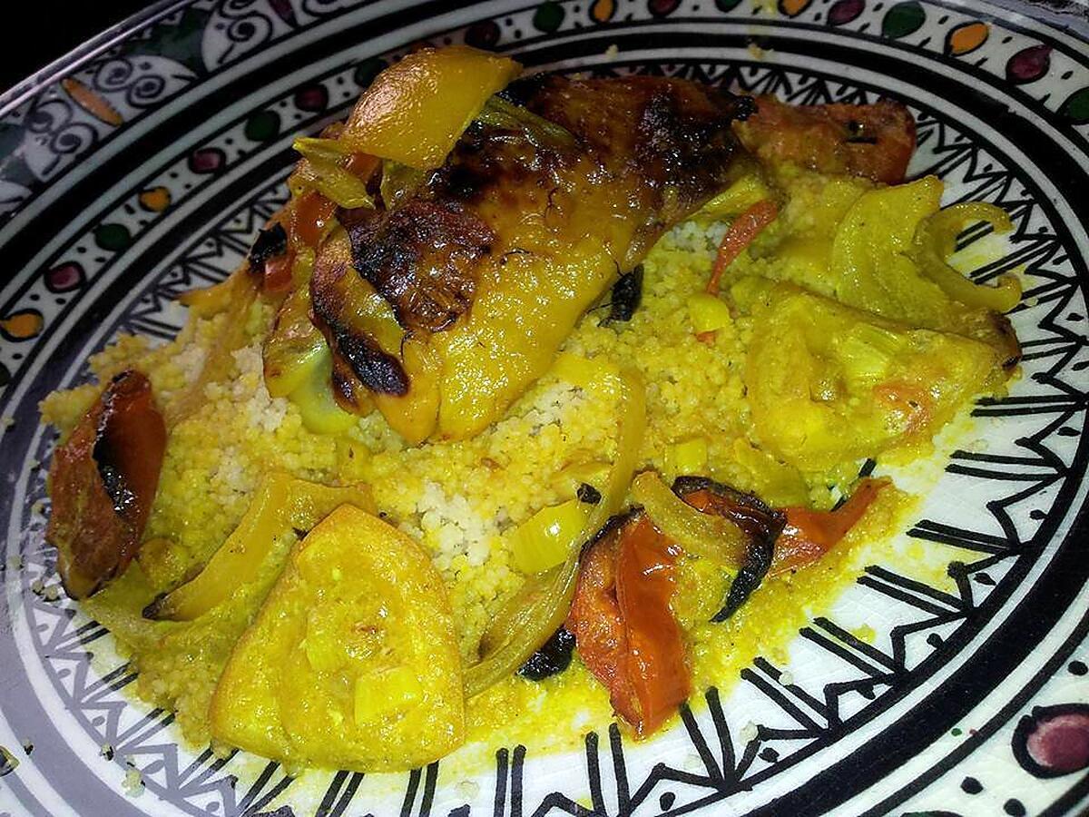 recette Tajine de poulet et citron confit