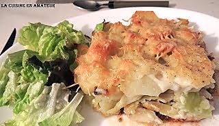 recette Gratin de chou vert et viande