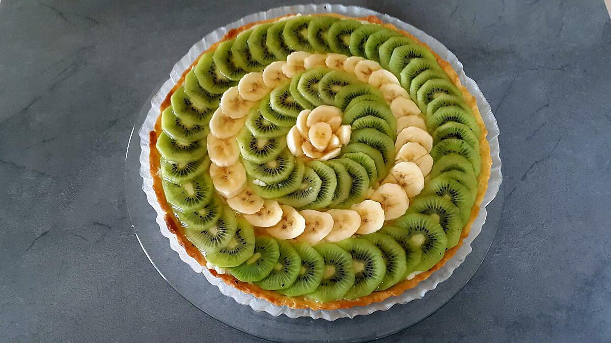 recette Tarte kiwi banane