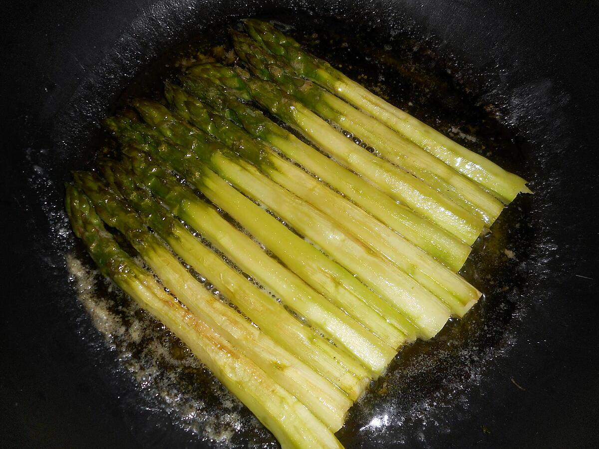 recette Cervelle de veau aux asperges vertes