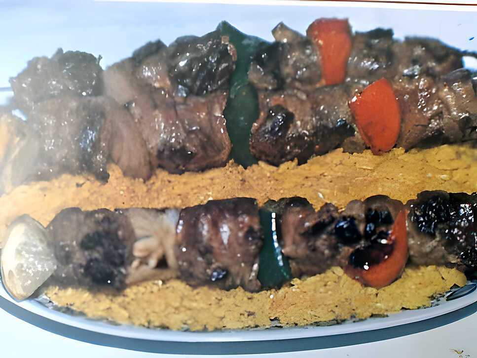 recette Brochettes d'agneau