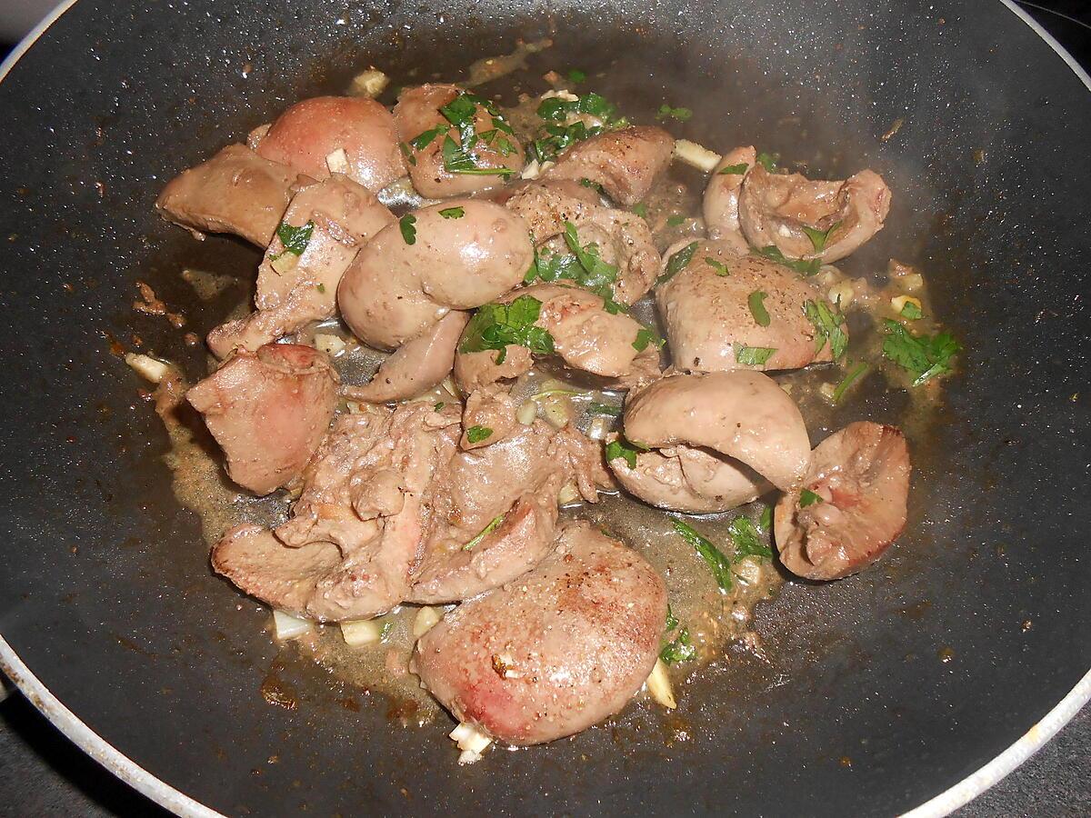 recette ROGNONS DE PORC A LA CREME ET AU PORTO