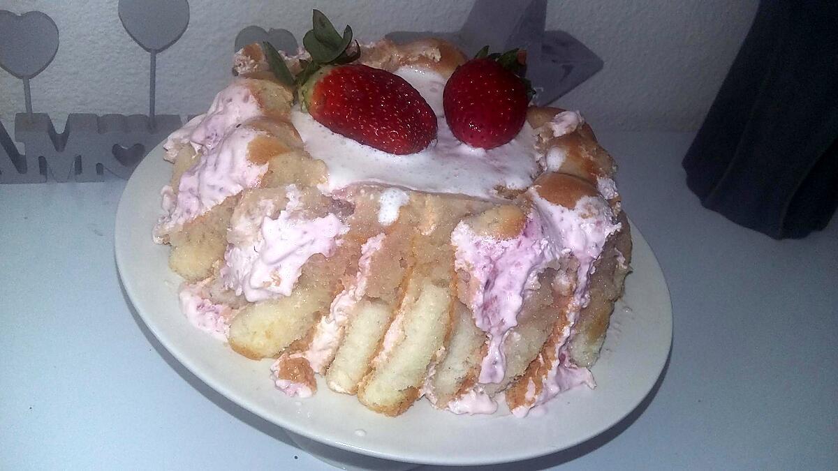 recette Charlotte aux fraises mascarpone