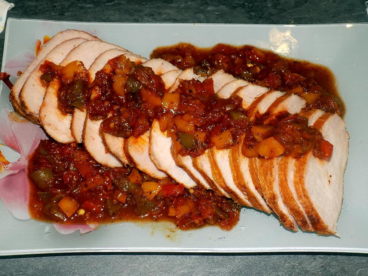 recette Rôti de porc au paprika