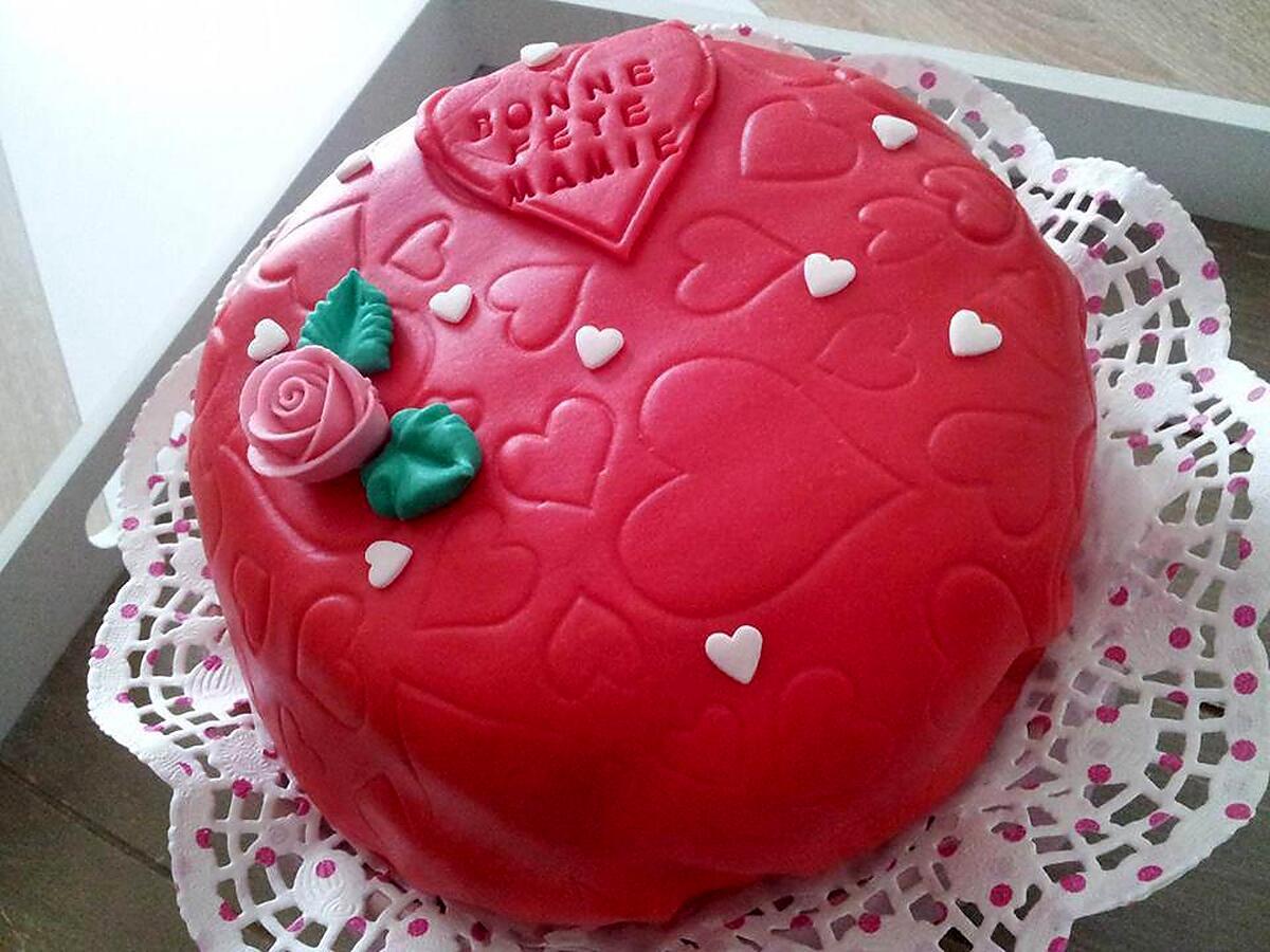 recette Un amour de gâteau de fêtes des grand-mére pour ma Mamie