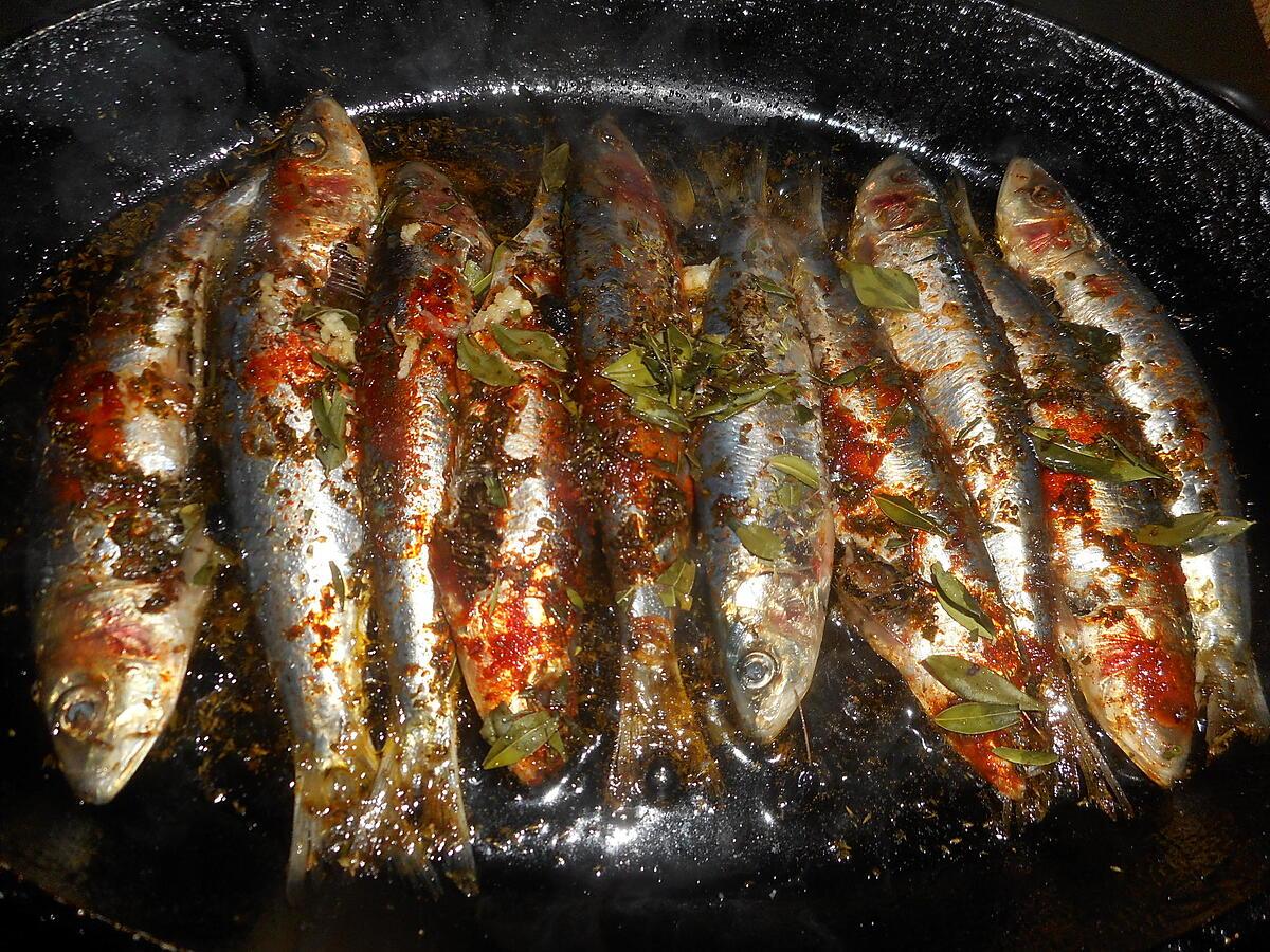 recette Sardines poelées a la myrte