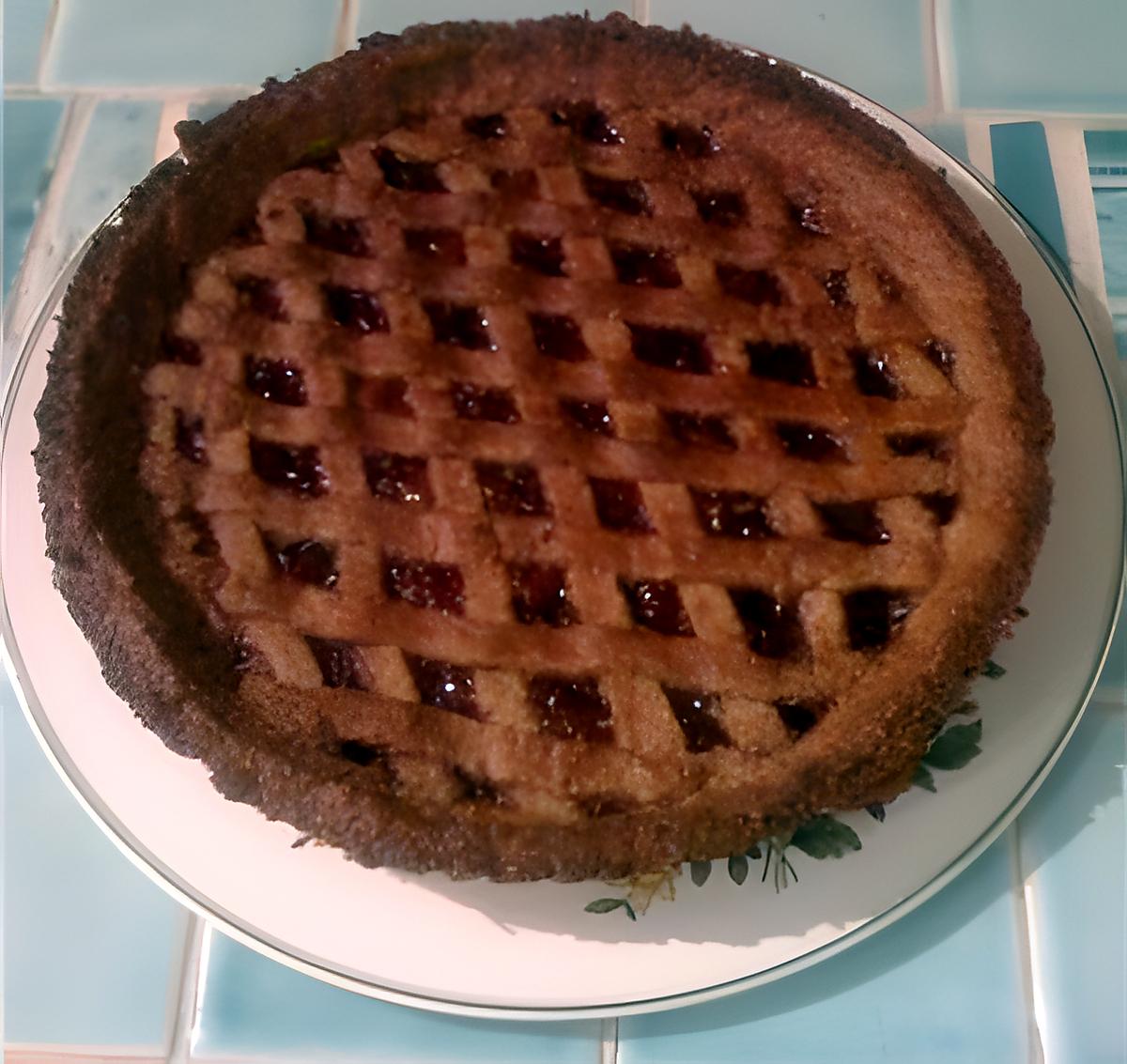 recette Linzertorte - Tarte sablée à la framboise !