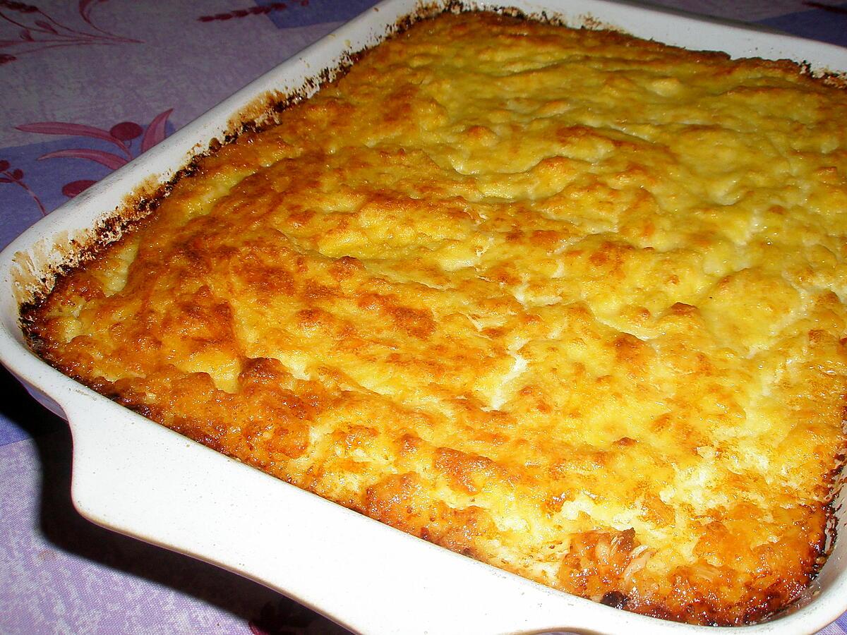 recette Gratin de polenta aux fromages
