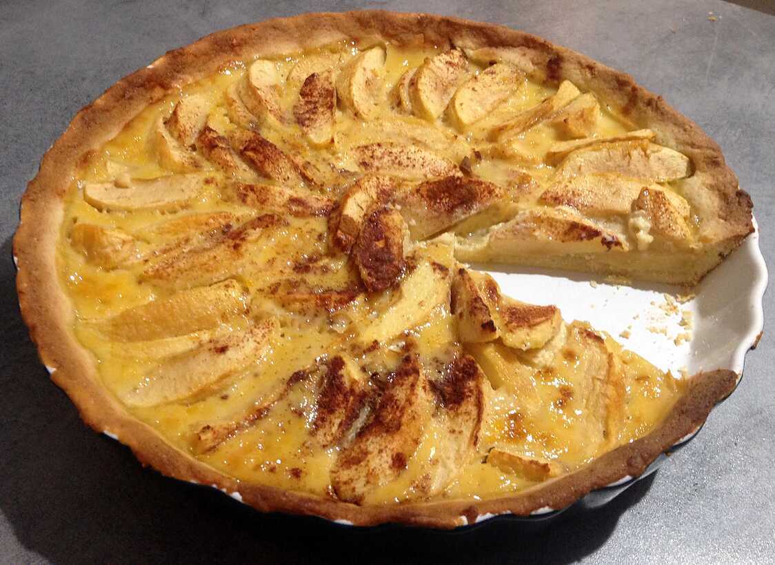 Recette de Tarte aux pommes alsacienne par Marit'chou