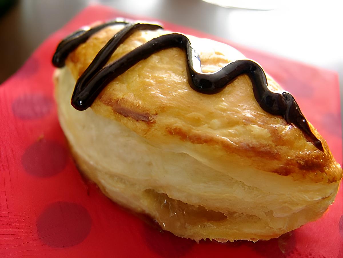 recette Chausson aux pommes / chocolat